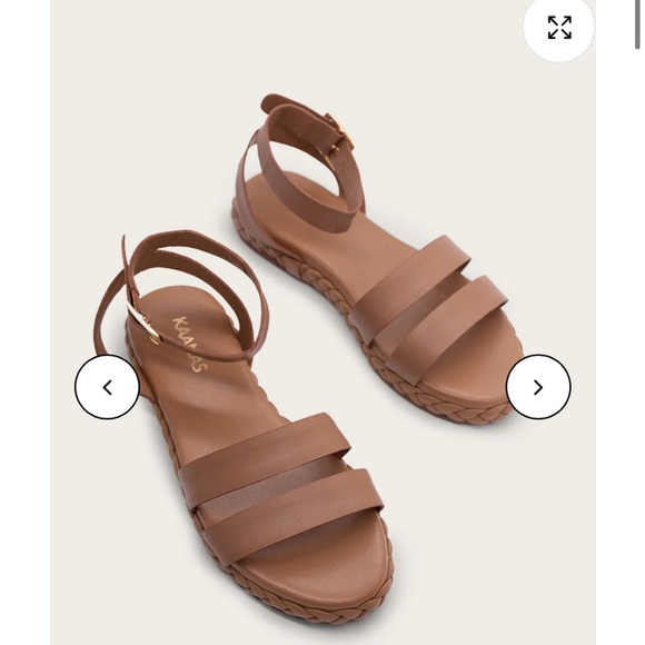 Kaanas Women's Brown Sandals - Picture 1 of 3